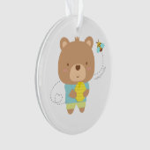 Ours masculin et abeille de couples d'une manière (devant)