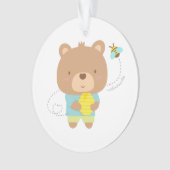 Ours masculin et abeille de couples d'une manière (devant)