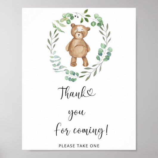 Ours \ Merci d'être venu Poster (Devant)