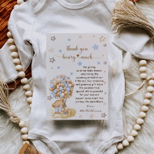 Ours Merci Oursement Beaucoup Carte Vintage Baby S