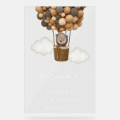 Ours mignon, Ballons Brown, Bienvenue pour le prem (Recto)