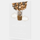 Ours mignon, Ballons Brown, Bienvenue pour le prem (Angle)