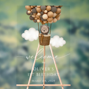 Ours mignon, Ballons Brown, Bienvenue pour le prem