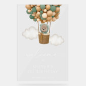 Ours mignon, Ballons verts, Bienvenue pour le prem (Recto)