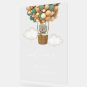 Ours mignon, Ballons verts, Bienvenue pour le prem (Angle)