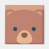 Ours mignon et Brown | Magnet (Devant)