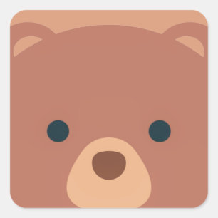 Ours mignon et Brown   Sticker