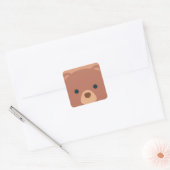 Ours mignon et Brown | Sticker (Enveloppe)