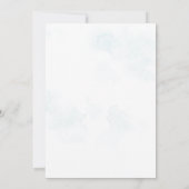 Ours moderne Teddy Baby boy Shower Invitation (Dos)