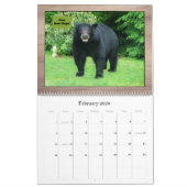 Ours noir - Humour d'amour Cubby 2025 Calendrier (Feb 2026)