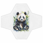 Ours panda aquarelle magnifique  (Plat)