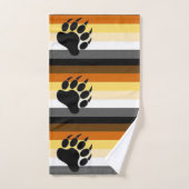 Ours Paw Ursine Couleurs Gay Gifting (Serviette à main)