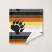 Ours Paw Ursine Couleurs Gay Gifting (Gant de toilette)