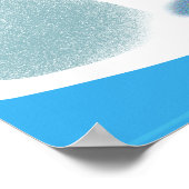 Ours polaire amical sur une affiche d'iceberg (Coin)