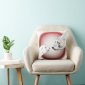 Ours polaire Art Coussin Mère w. Coussin bébé ours (Chaise)