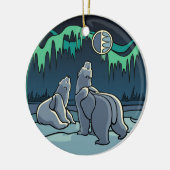 Ours Polaire Art Ornement Ours Garde Ours Cadeaux  (Gauche)