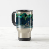 Ours Polaire Art Ours Voyage Mug Ours Polaire Coup (Devant gauche)