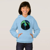 Ours polaire Art Sweat - shirt à capuche de l'enfa (Devant entier)