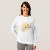 Ours polaire Art Sweat - shirt à capuche Mère et b (Devant entier)