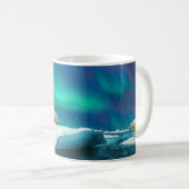 Ours Polaire Aurora Borealis Mug personnalisé (Devant droit)