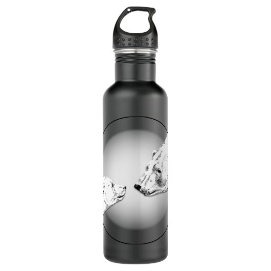 Ours Polaire Bouteille d'eau Ours Cub Art Bouteill (Devant)