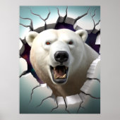 Ours Polaire Bref Out Imprimer Poster Artwork Mura (Devant)