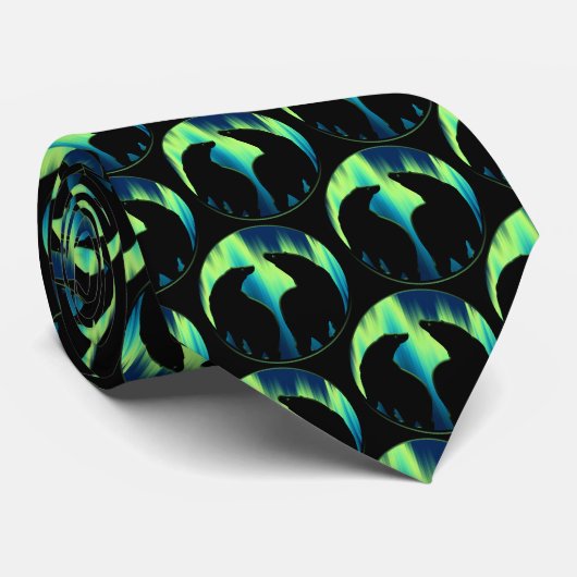 Ours polaire Cravates Faune Cravate Art Ours Neckt (Roulé)