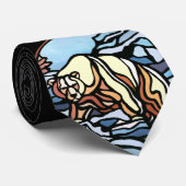Ours polaire Cravates Faune Cravate Art Ours Neckt (Roulé)
