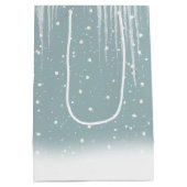 Ours Polaire De Noël En Sac Cadeau Moyen Icicle (Dos)