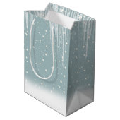 Ours Polaire De Noël En Sac Cadeau Moyen Icicle (Dos Angle)