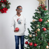 Ours polaire de Noël, personnalisable
