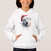 Ours polaire de Noël, personnalisable (Devant)