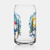 Ours polaire d'hiver Noël de famille (Gauche)