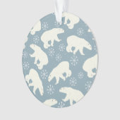 Ours polaire d'hiver sans couture motif + vos idée (devant)