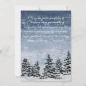 Ours polaire douillet avec carte de Noël rouge Éch (Dos)