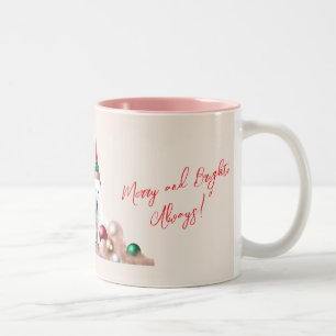 Ours polaire festif Mug de Noël
