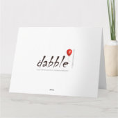 Ours polaire illustré et câlin, carte de la fête d (Dos)