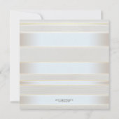 Ours polaire Invitation de mariage d'hiver (Dos)