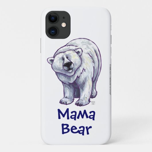 Ours polaire mignonne pour maman Coque-Mate coque  (Dos)
