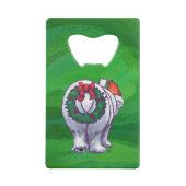 Ours polaire Noël sur vert (Dos)