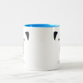 Ours polaire | Nom personnalisé Café Mug (Centre)