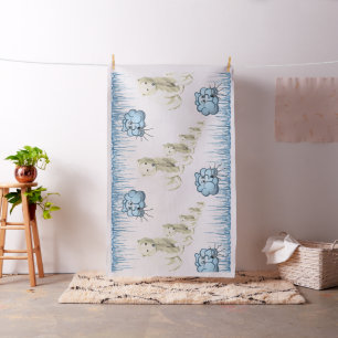 Ours polaire Nuages froids Tissu de glace