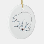 Ours polaire ornement céramique (Droite)