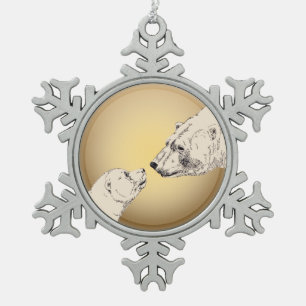 Ours Polaire Ornement de vacances Ours Art Décorat