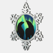 Ours Polaire Ornement de vacances Ours Art Décorat (Vue impression)