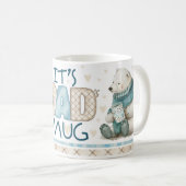 Ours polaire papa Mug 11 oz (Devant droit)