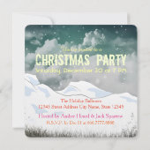 Ours polaire père Noël | Cartes d'invitation de va (Dos)