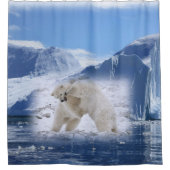 Ours polaire rideau de douche (Devant)