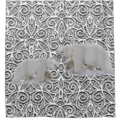 Ours polaire rideau de douche (Devant)