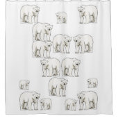 Ours polaire rideau de douche (Devant)